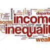 Income inequality word cloud
