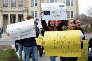 Union students, faculty rally for ‘dignity and respect’ for immigrants